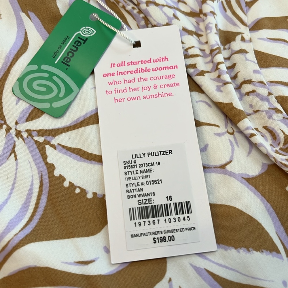 Lilly Pulitzer shift dress in Rattan Bon Vivants pattern - Picture 2 of 3